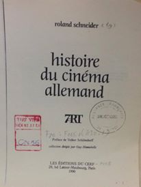 Histoire du Cinéma Allemand/ Lịch sử điện ảnh Đức