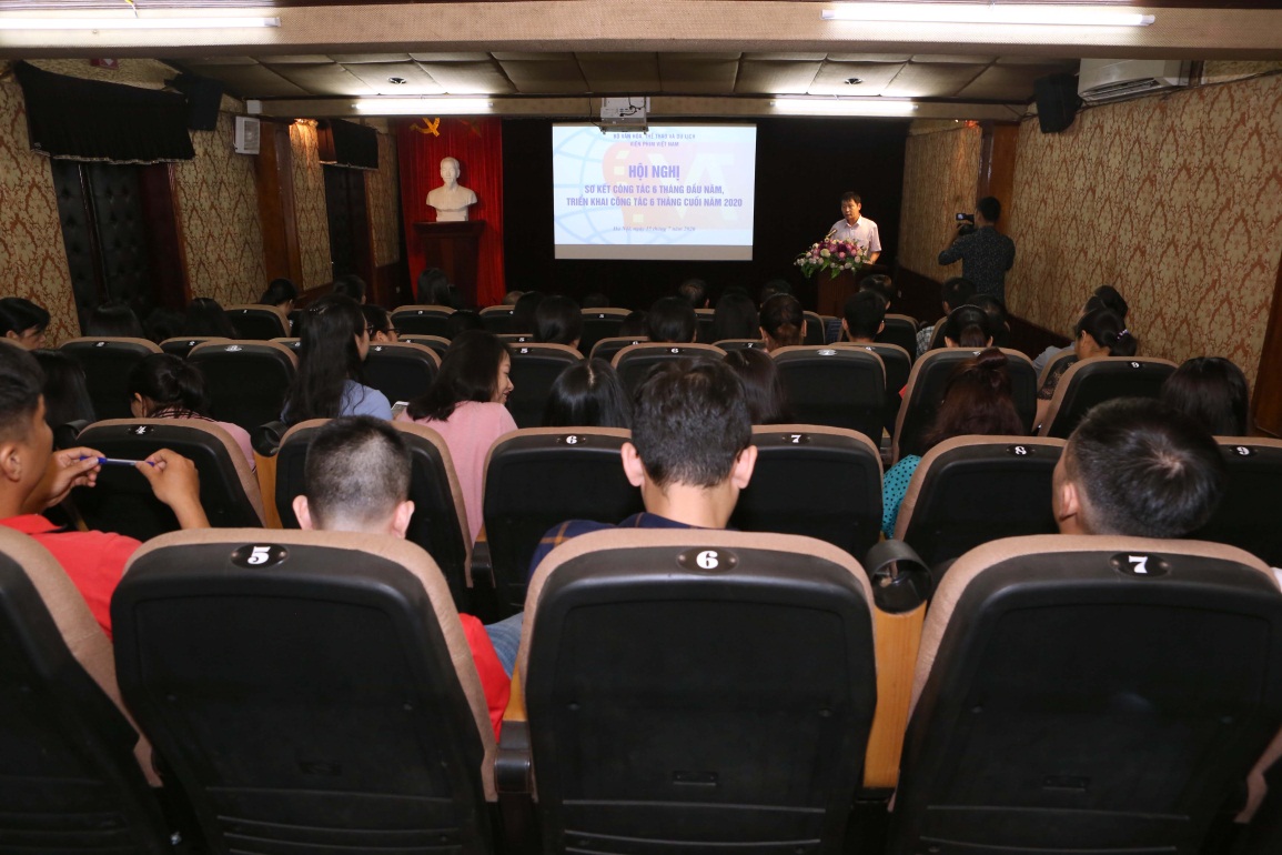 Hội nghị sơ kết công tác 06 tháng đầu năm và triển khai công tác 06 tháng cuối năm 2020 viện phim Việt Nam
