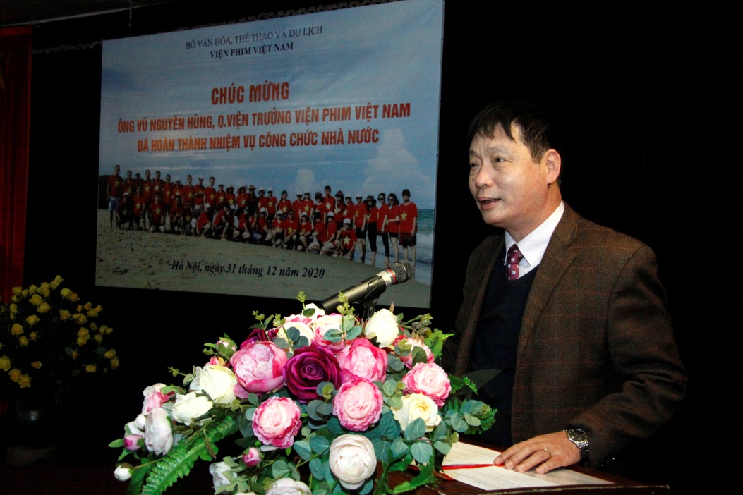Thứ trưởng bộ văn hóa thể thao và du lịch chúc tết viện phim Việt Nam