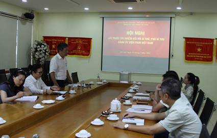 Đảng bộ Viện Phim Việt Nam tổ chức Hội nghị Sơ kết 6 tháng đầu năm 2023 và nhiệm vụ trọng tâm 6 tháng cuối năm 2023
