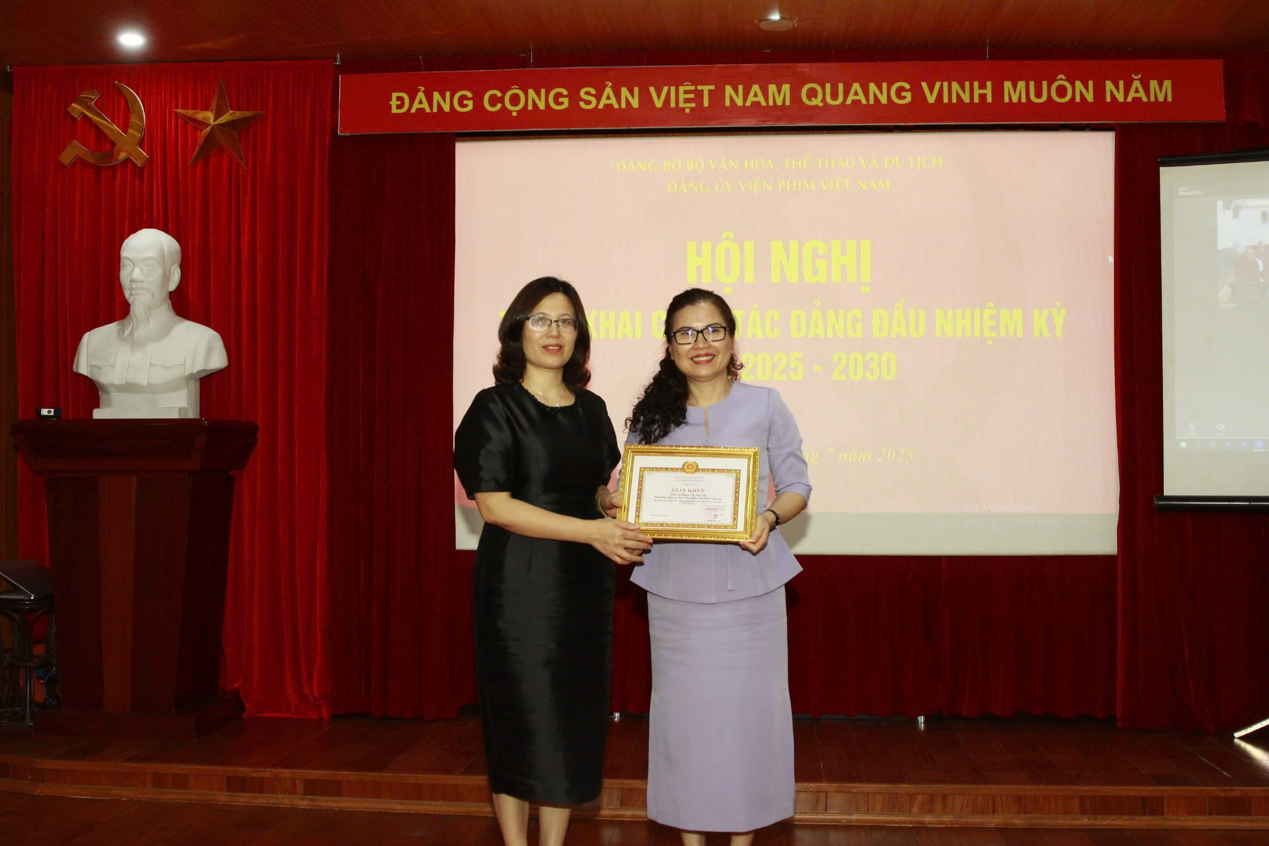 Đảng ủy Viện Phim Việt Nam tổ chức Hội nghị triển khai công tác Đảng đầu nhiệm kỳ 2025 - 2030
