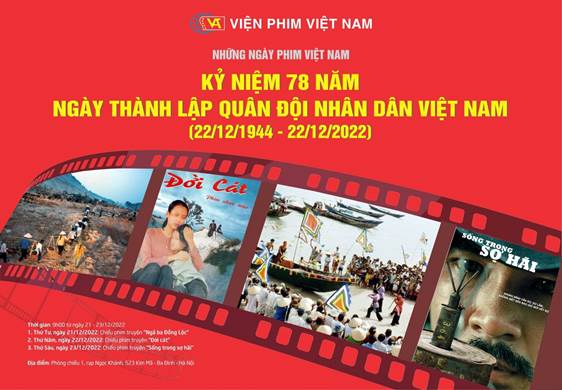 Chương trình chiếu phim kỷ niệm 78 năm ngày Thành lập Quân đội Nhân dân Việt Nam