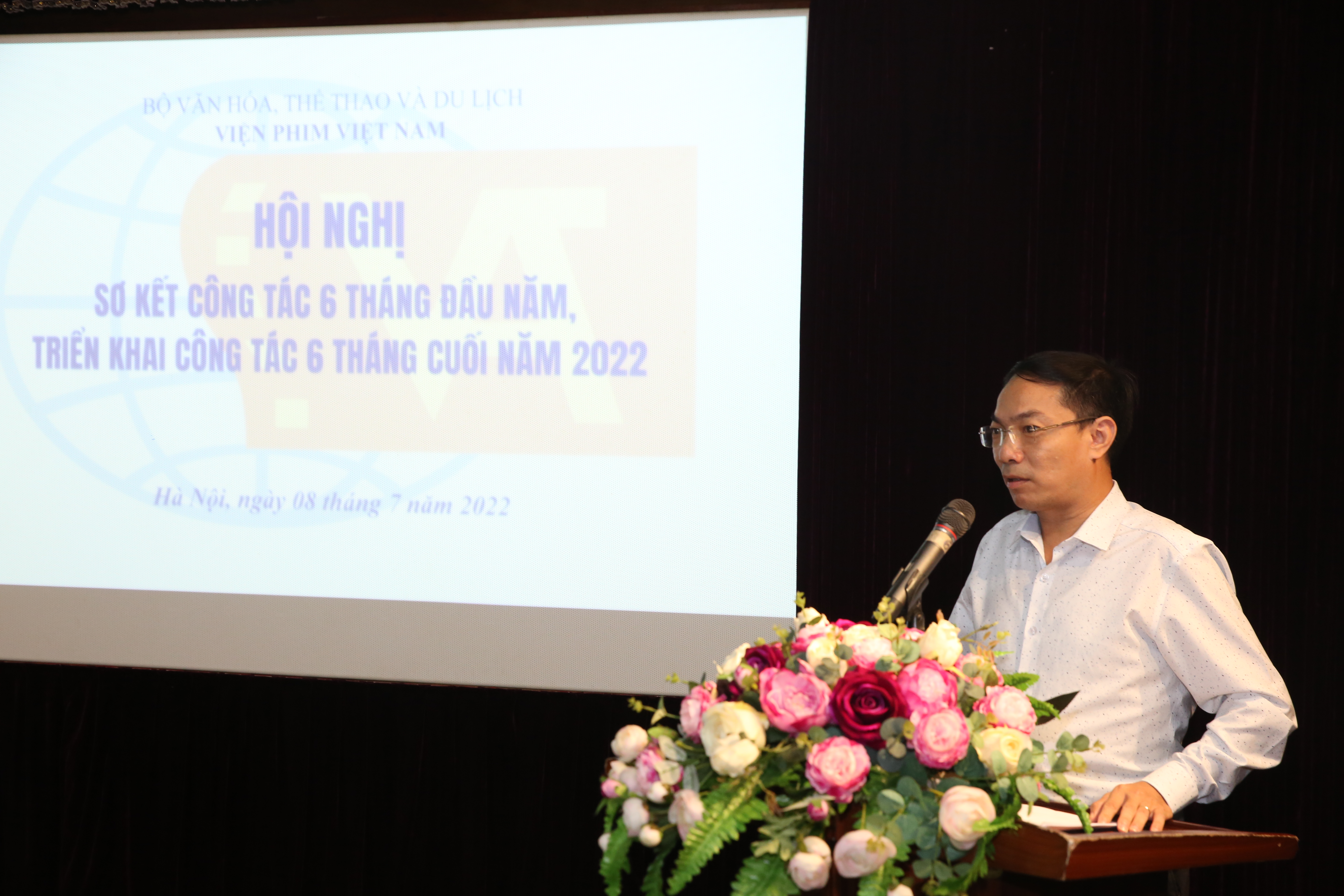Viện Phim Việt Nam tổ chức Hội nghị Sơ kết công tác 6 tháng đầu năm và Triển khai công tác 6 tháng cuối năm 2022