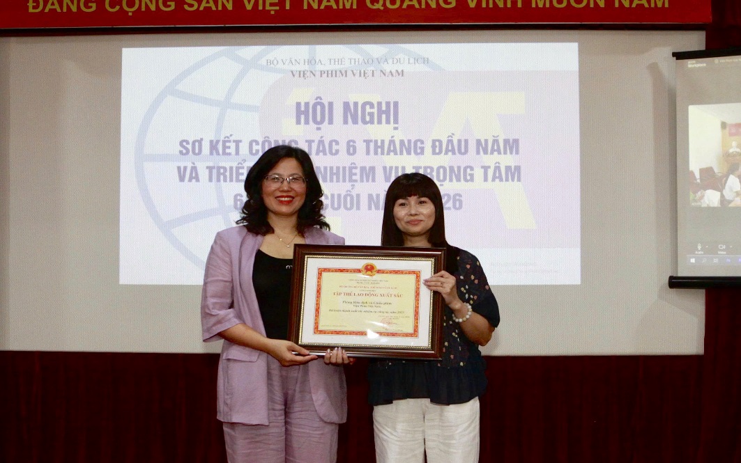 Viện Phim Việt Nam tổ chức Hội nghị 6 tháng đầu năm và triển khai nhiệm vụ 6 tháng cuối năm 2026