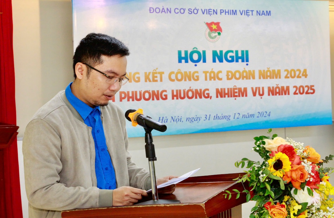 Đoàn cơ sở Viện Phim Việt Nam tổ chức Hội nghị Tổng kết công tác đoàn năm 2024 và Phương hướng, nhiệm vụ năm 2025